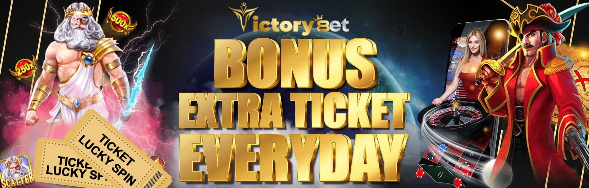 BONUS EXTRA TICKET EVERY DAY