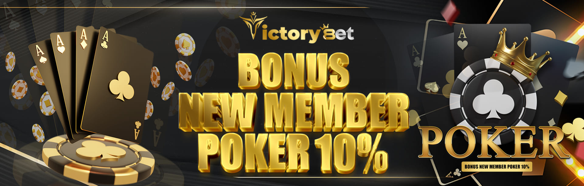 BONUS NEW MEMBER POKER 10%