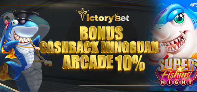 BONUS CASHBACK MINGGUAN ARCADE 10%