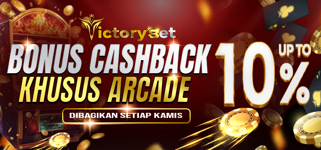 BONUS CASHBACK MINGGUAN ARCADE 10%