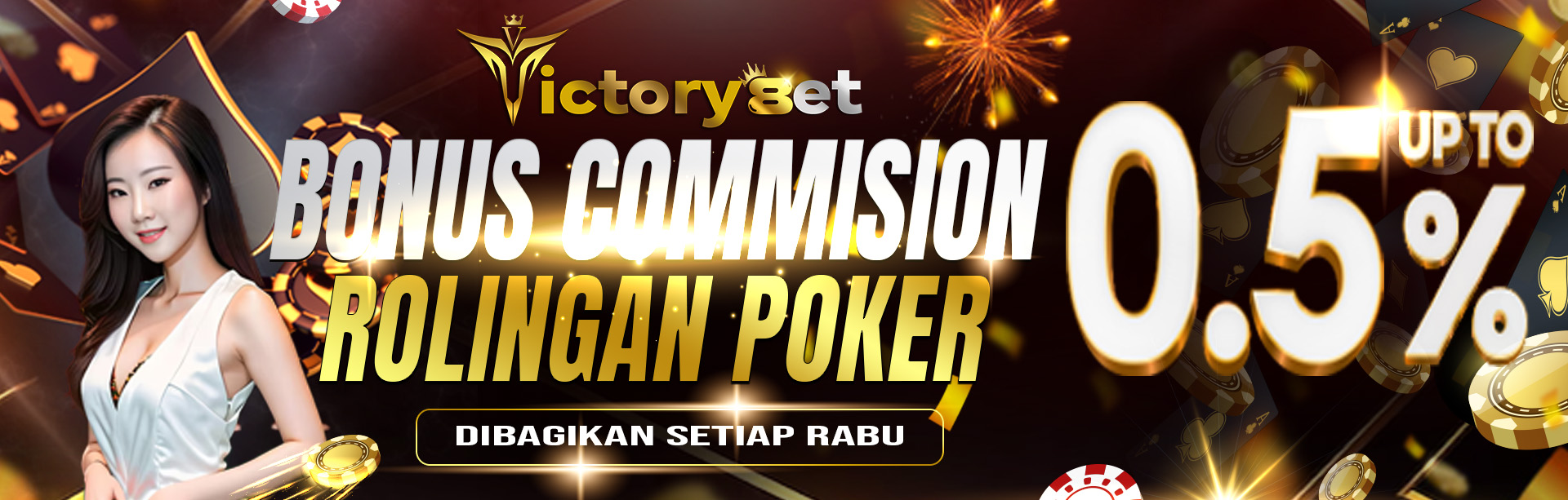 BONUS COMMISION / ROLINGAN POKER IDN & 1POKER 0.5% DIBAGIKAN SETIAP HARI RABU. S&K BERLAKU.	